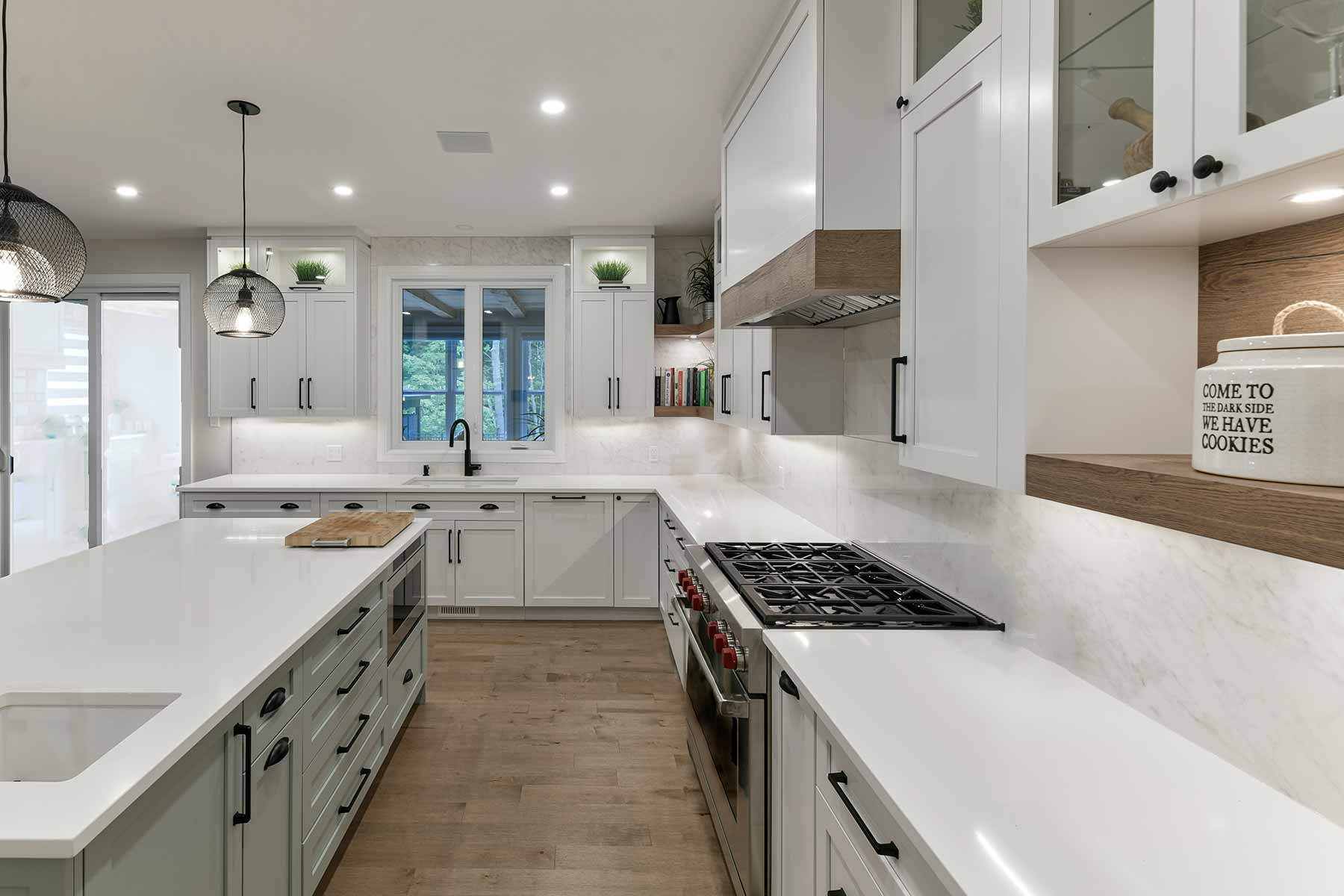 cuisine blanche et bois style scandinave