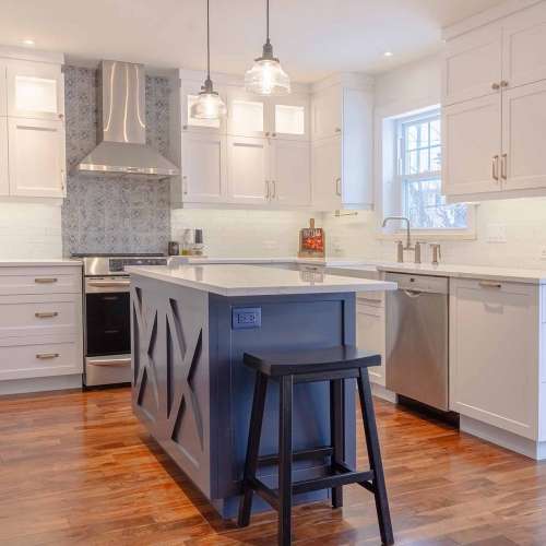 cuisine de style contemporain / farmhouse